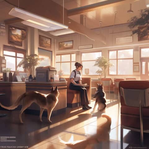 KVH-AI-New-Employee-Applies New employee applies for job at Kipling Veterinary Hospital and Wellness Center